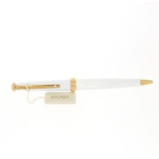 Escada Kugelschreiber Gelbgold/Weiss E90008