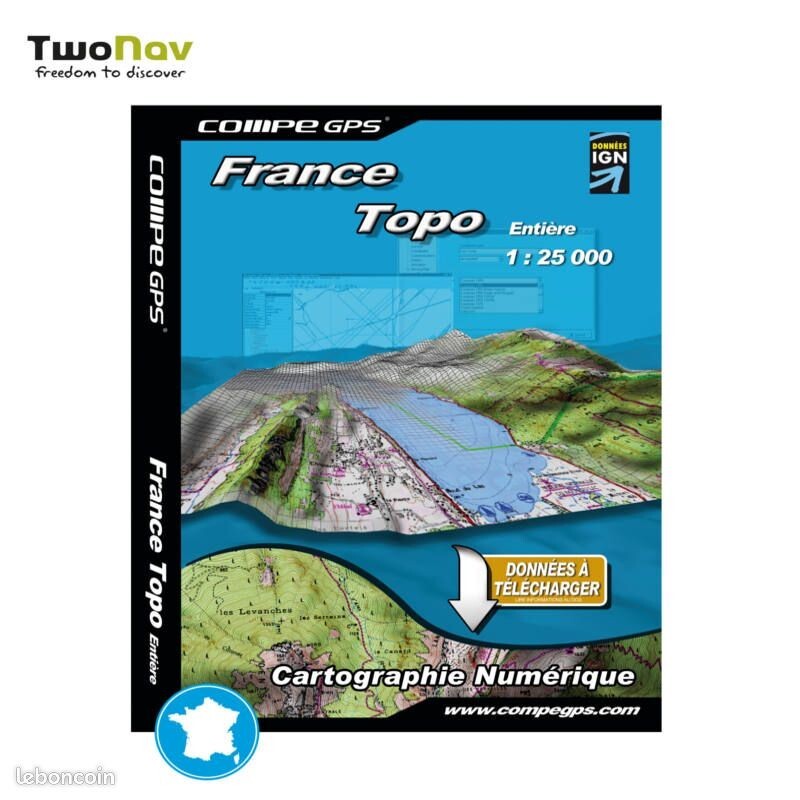 GPS France entière TwoNav VTT pour ne plus se perdre sans réseau mobile