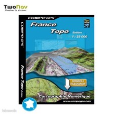 TWONAV VTT randonnée Carte IGN TOPO25 GPS France entière