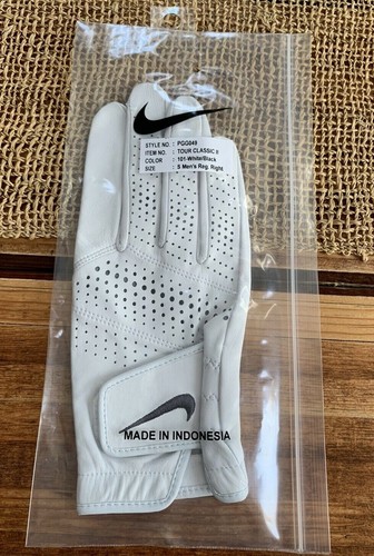 Small Regular Golf Glove White PGG049 