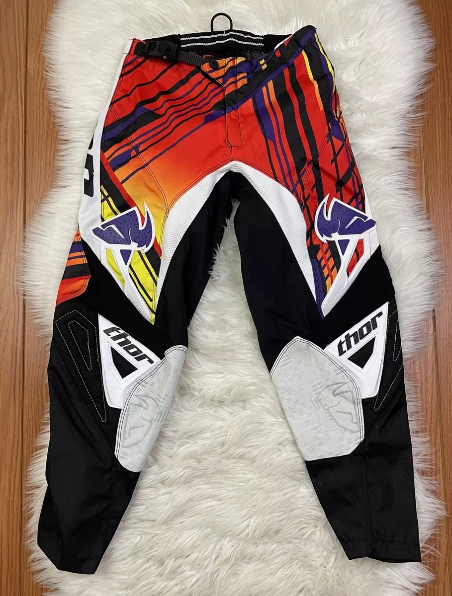 NWT Thor S13 Phase Stix Motocross Pants Yellow Size 3/4/ US 0