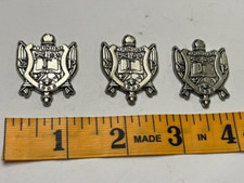 Set of 3 Sigma Gamma Rho Pewter (Lead Free) Crests 1.5" Tall NEW, MADE IN USA