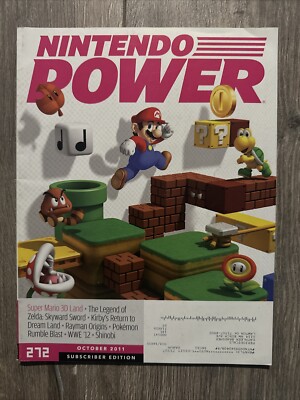 Nintendo Power Volume 272 October 2011 , Super Mario 3DS, Back To The Future Wii