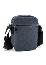 Small Crossbody Sling Bag Compact Dual Pocket Satchel Shoulder Travel Pouch