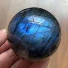 Natural Stone Labradorite Quartz Sphere Polished Moonstone Crystal Ball Healing