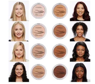 PHOERA® MATTE SETTING COMPACT PRESS POWDER FACE FOUNDATION MAKE UP BASE FIXER