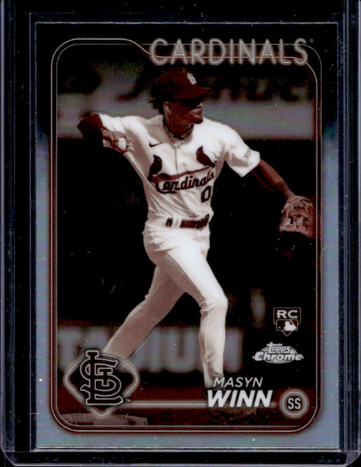 2024 Topps Chrome Masyn Winn RC Sepia Refractor Rookie #189 Cardinals