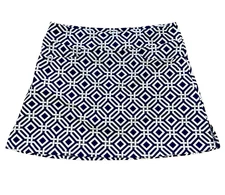 JUDE CONNALLY Size Large Sonia Skort Jude Cloth Navy Blue Tennis Golf Pickleball