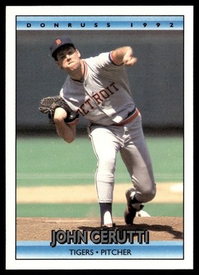 1992 Donruss John Cerutti Detroit Tigers #709