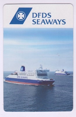 DFDS Seaways Ferry Shipping Line. Einzelne Spielkarte
