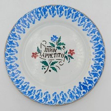 Mondovì - Piatto " Buon Appetito " - Musso? Besio? - Epoca '800