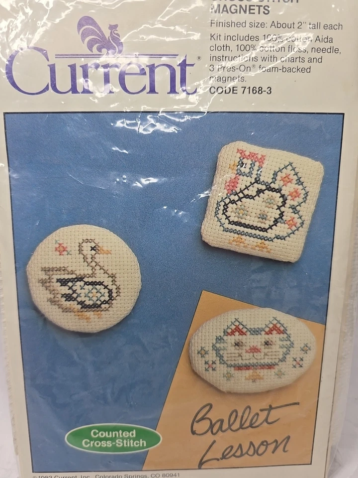 1983 Current Counted Cross Stitch Magnets Kit - Image 2 of 4