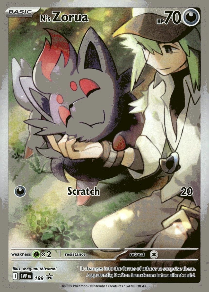 zorua pokemon card price PSA 10 N's Double Scratch Flip 2 coins Hisuian Zorua 30C 145 -