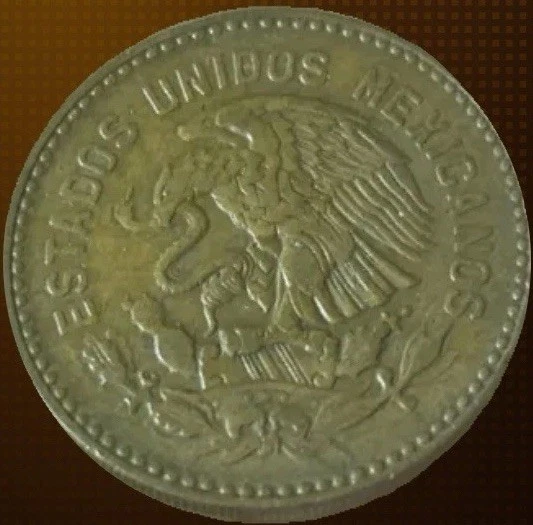 1956 Mexico 50 Centavos Bronze Coin - Image 3 of 3
