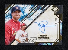2025 Topps Diamond Icons Drip Blue 6/15 Mark McGwire #DDA-MMC Auto 11o2