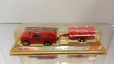 Majorette 376 Range Rover & Trailer Fire Rescue Unit in Box