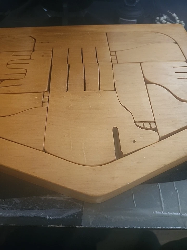 PUZZLE Belén Animal Artesanal Madera Vintage Puzzle ~1979 R196 Foto 4 de 4