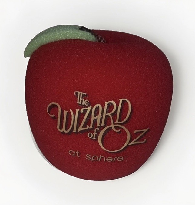 The Wizard of Oz Real Foam Apple Decor Collectible Las Vegas Sphere - Official