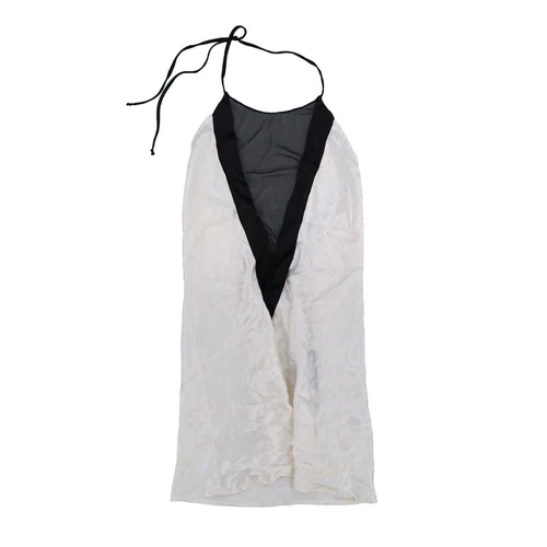 UNDERCOVER Abito donna Victoria's Secret lingerie slip raso trasparente bianco sporco piccolo nuovo