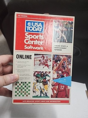 VTG Sports Center Software USA Today IBM PC DOS Sealed Rare Early 90s T35