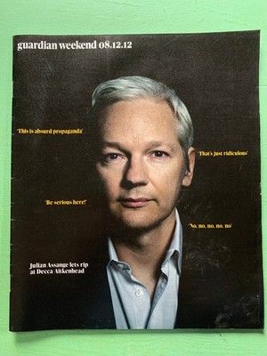 WEEKEND 08-December-2012 JULIAN ASSANGE Sienna Miller Mo Farah Sebastiao Salgado