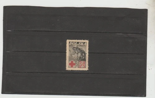 Poland 1947 Red Cross Fund issue with Graves Overprint  MNH   good condition