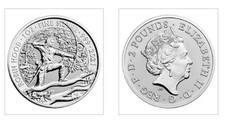 2021 Robin Hood 1oz Fine Silver Coin .999 Royal Mint Myths & Legends UNOPENED