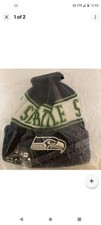 Seattle Seahawks New Era NFL On-Field Sport Knit Beanie Hat Removable Pom Knit
