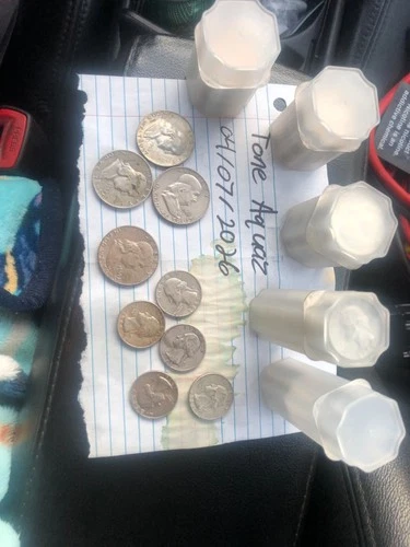 1964 Kennedy Half Dollar Roll of 20 - 90% Silver Coins - Free Shipping Tracking