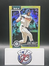 2026 Topps Series 1 Baseball #142 Luke Raley Yellow Rainbow Foil /399