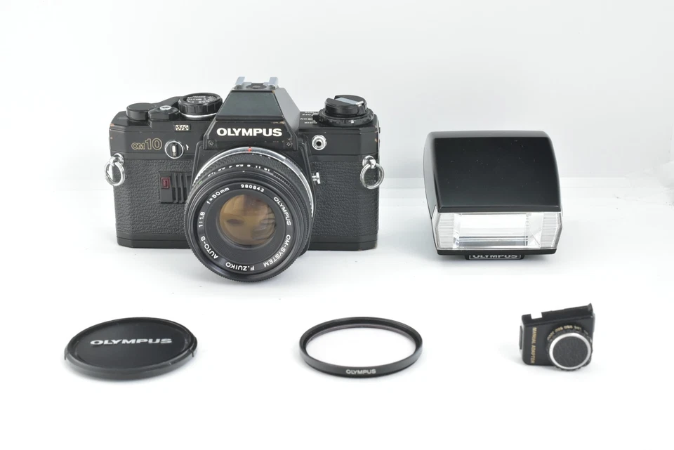 [N Adattatore come nuovo/manuale] Obiettivo Olympus OM-10 Argento Zuiko 50mm f1.8 dal GIAPPONE - Immagine 2 di 4