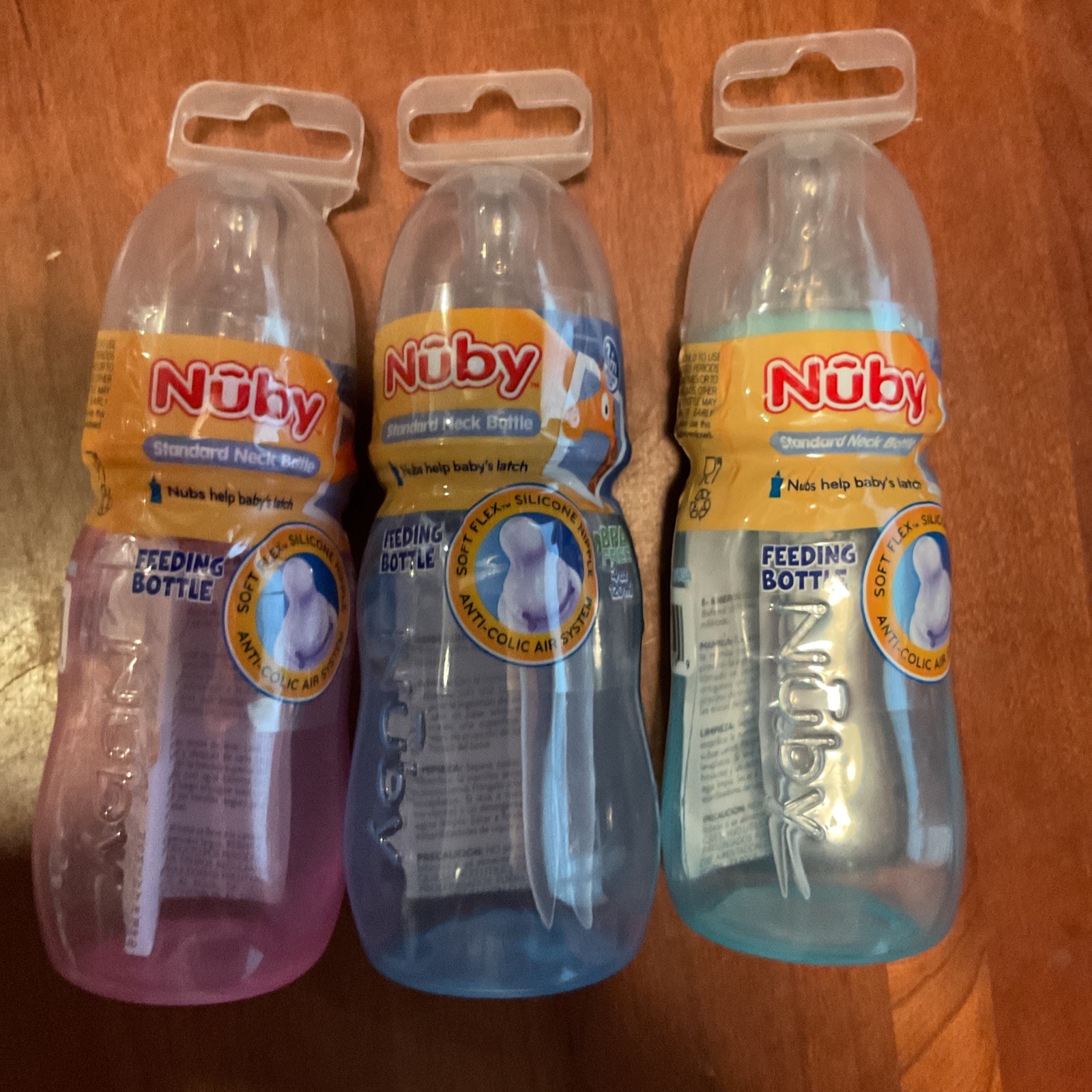 4oz Set Of 3 Anti Colic Air System Bpa Free
