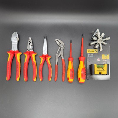 KNIPEX 00 20 90 V01 Erweiterungsset Elektro 1 Zangenset 8-teilig