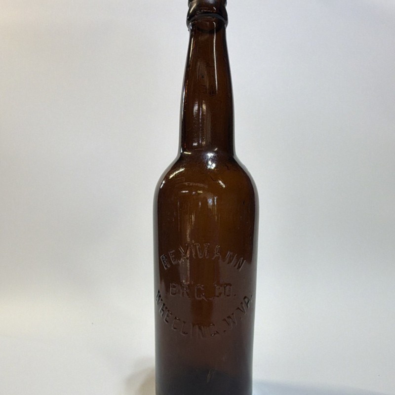 Antique Reymann Brothers  Co crown Top Beer Bottle Wheeling WV Pre-Prohibition
