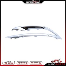 For 2017-2020 Lincoln MKZ Front Bumper Fog Lamp Trim Chrome Right Passenger Side
