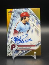 Topps Finest Moments Autographs Gold Mike Schmidt #FMA-MS Phillies /50