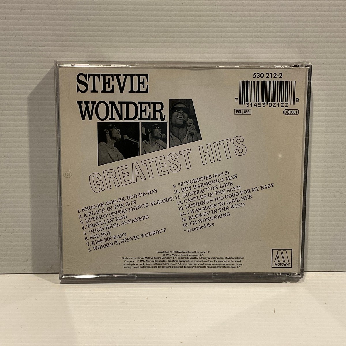 STEVIE WONDER まとめて　８枚CD 6点 STEVIE WONDER まとめて 8枚CD 6点 Stevie Wonder - Number 1's