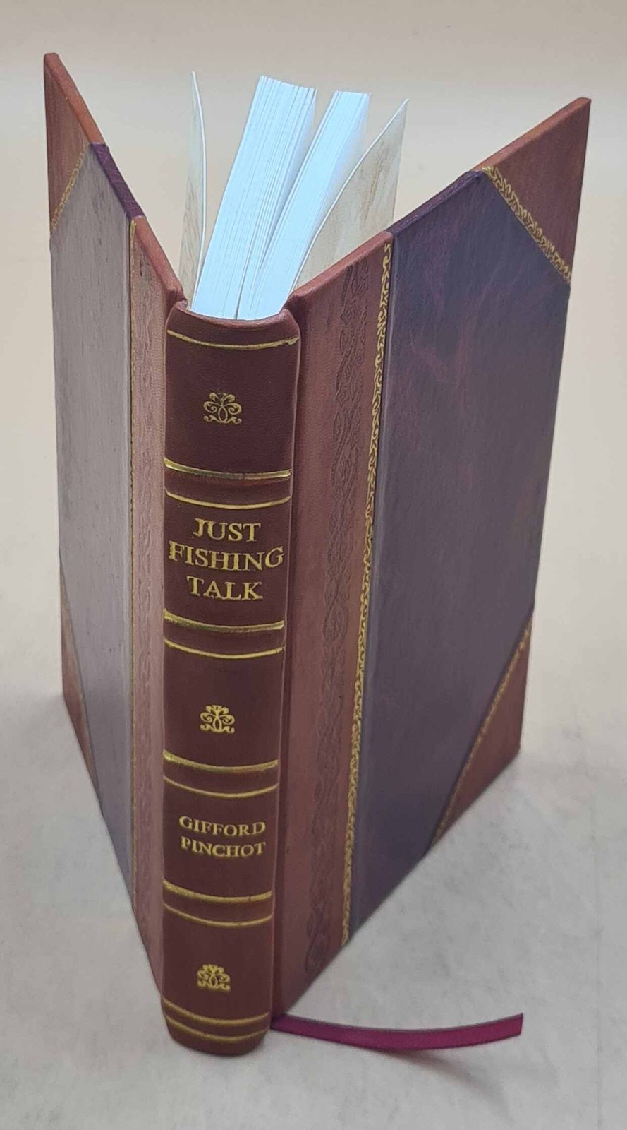Just fishing talk by Gifford Pinchot...illustrated with photogra [Leather Bound]