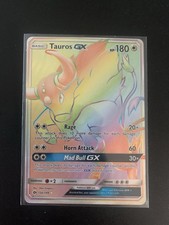 Carta Pokémon Tauros Gx 156/149 Eng English Secret Hyper Sun And Moon