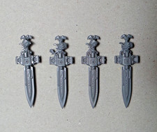 Adeptus Custodes Sentinel Blades x 4 - 40K Bits / Parts / Spares / Kitbash
