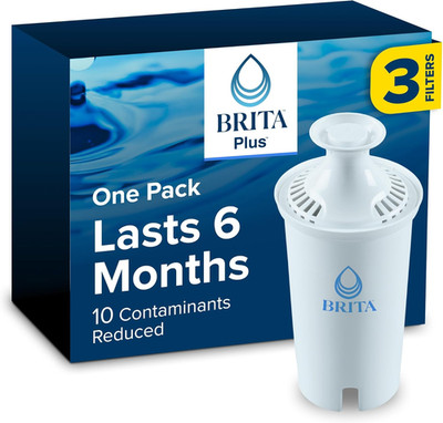 plus Water Filter, Bpa-Free, High-Density Replacement Filter for Pitchers and Di
