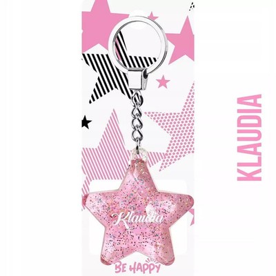5900094222485 Brelok Gwiazdka Klaudia Be-Happy Gifts