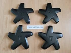 (4x) OEM 2026 Tesla Model Y Juniper 20" Helix wheel center caps P/N 2188232-00-A