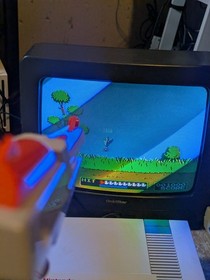 Nintendo NES Orange Zapper Gun (Tested & Working with Demo Pic!)