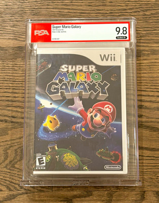 Nintendo Super Mario Galaxy Wii Sealed PSA 9.8 NTSC-U/C 2007 1st Print