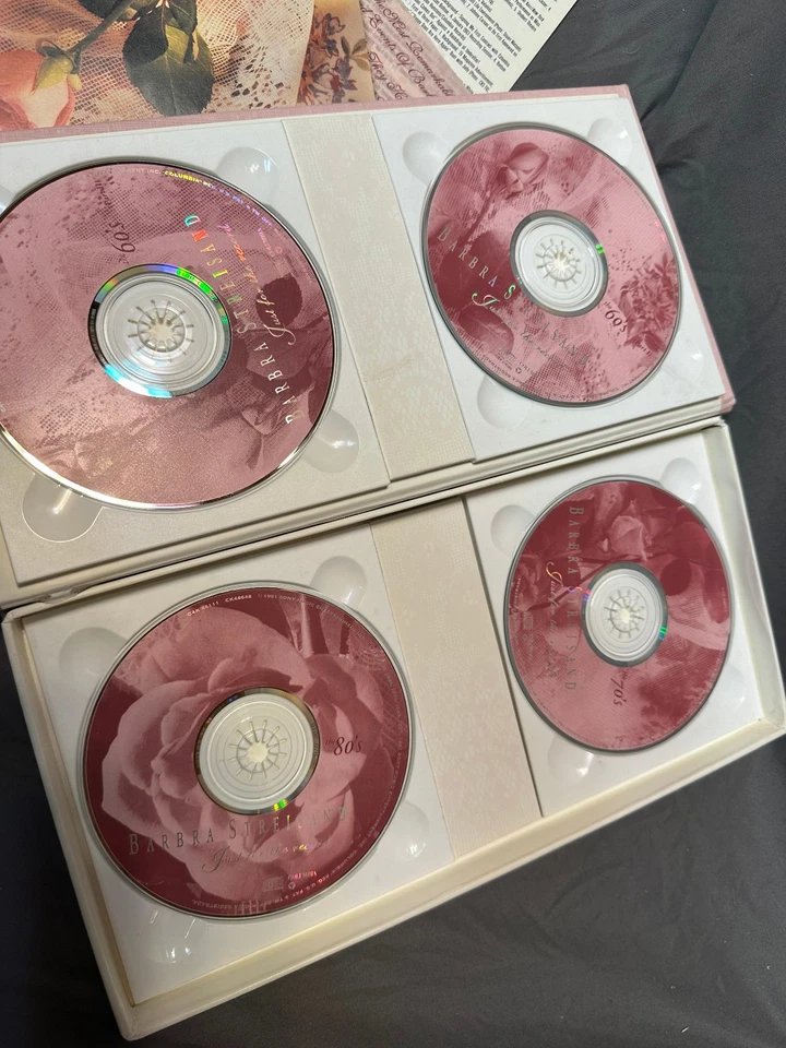 Barbara Streisand just for the record 4 CD Box Set Pop Singer 1991 Sony Music - Image 3 of 4