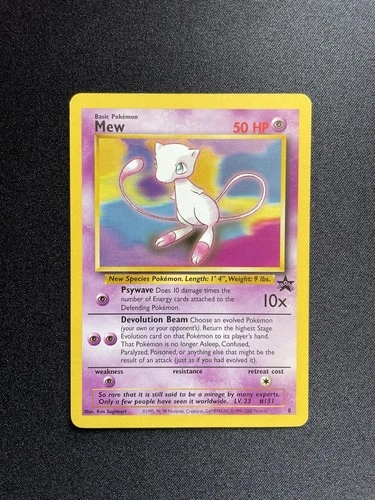 [Lightly Played] Mew Wizards of the Coast Black Star Promo #8