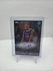 Cedric Coward 2025-26 Topps Midnight Rookie Midnight Sun Autograph Holo OnCard