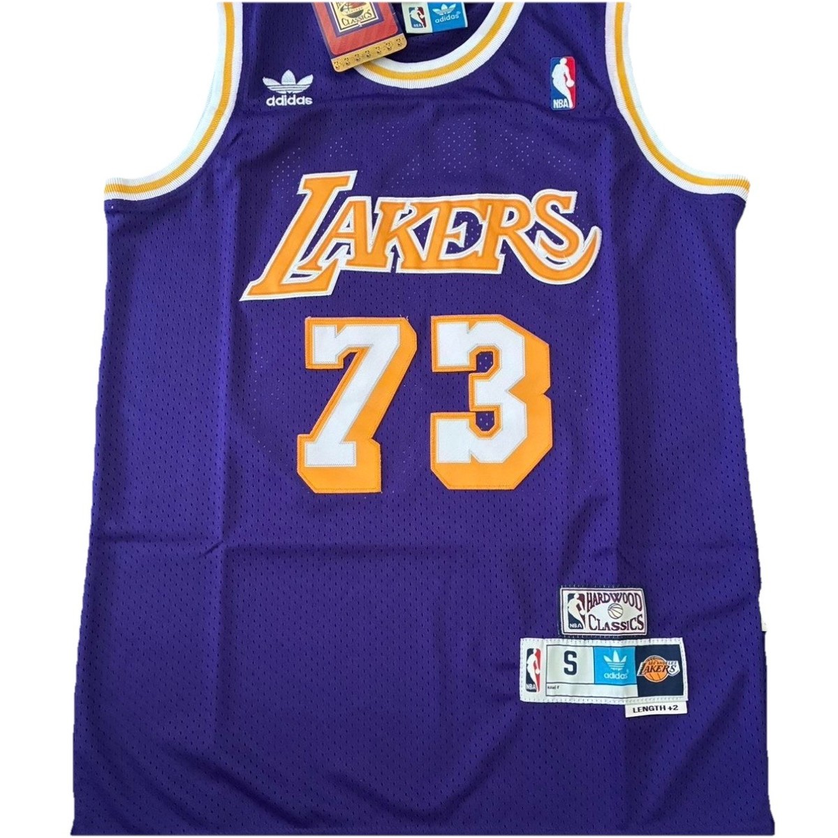adidas Hardwood Classic Los Angeles Lakers Dennis Rodman Jersey