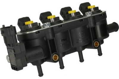 RAIL 4 Injektor Landi Renzo Gelber Stecker Bosch GPL Mit Rail Und Drucksensor
